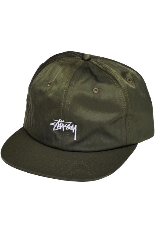 Stussy Mens Stock Snapback Hats Green - FPNLC0437